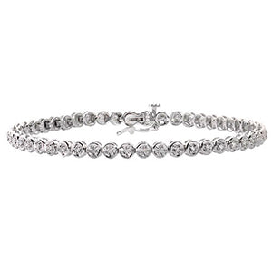 5.00ct Diamond Tennis Bracelet in Hallmarked 950 Platinum